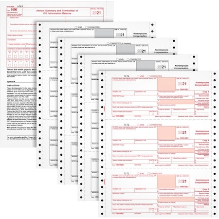 Tops 4Pt Form, 1099-Nec, 24St/Pk TOP2299NEC